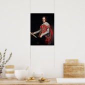 Velázquez - Philip IV koning van Spanje Poster (Keuken)