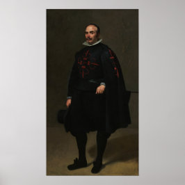 Velázquez - portret van Don Pedro de Barberana Poster