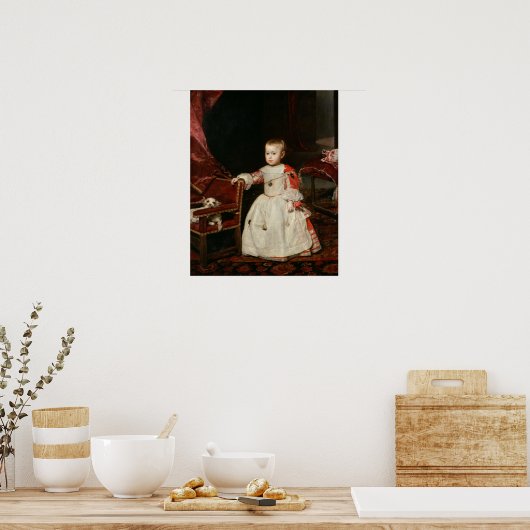 Velázquez - Prince Felipe Prospero 1659 Poster (Keuken)