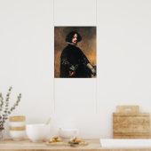 Velázquez - Self-Portrait 1645 Poster (Keuken)