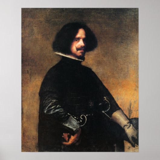 Velázquez - Self-Portrait 1645 Poster (Voorkant)