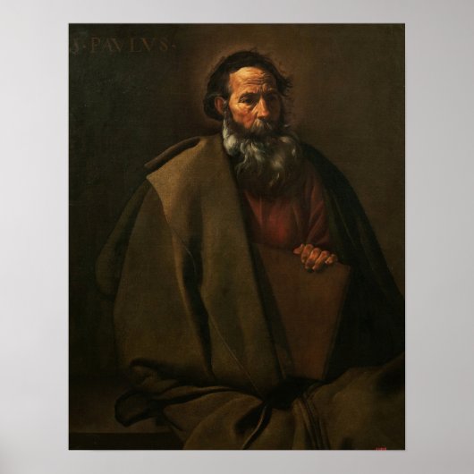 Velázquez - Sint Paulus Poster (Voorkant)