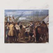 Velazquez-Surrenderof Breda Briefkaart (Voorkant)