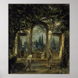 Velázquez - villa medici in Rome Ariadne pavilion Poster