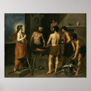 Velázquez - Vulcanus' Smederij Poster