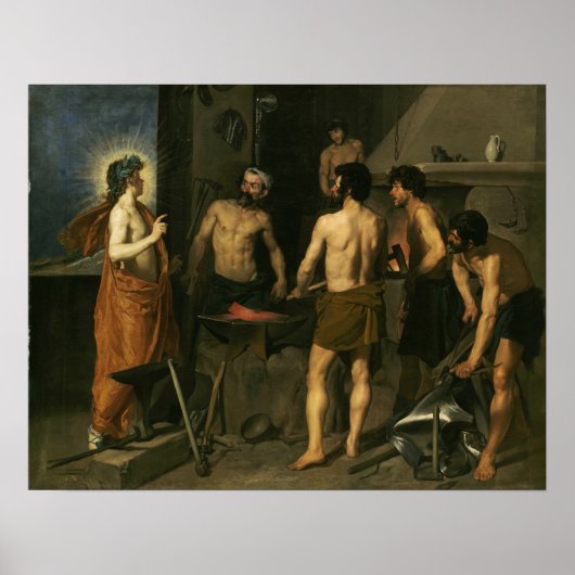 Velázquez - Vulcanus' Smederij Poster (Voorkant)
