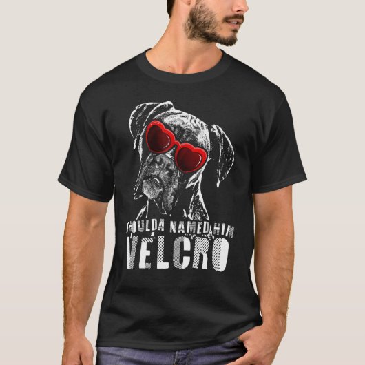 Velcro Boxer Dog Dog T-shirt (Voorkant)