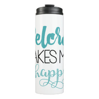 Velcro maakt me een vrolijke tumbler thermosbeker