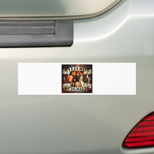 Velcro Pygmies Bumpersticker (Op auto)