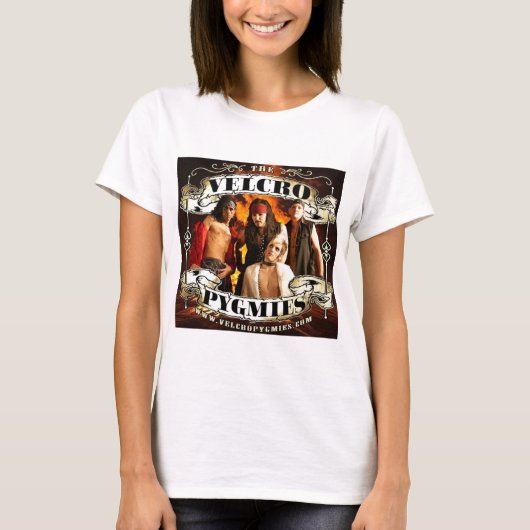 Velcro Pygmies T-shirt (Voorkant)
