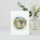 Veld Bloemen Briefkaart (Staand voorkant)