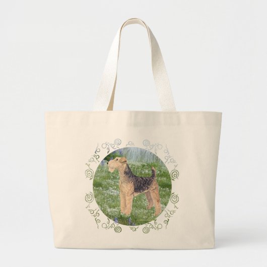Veld Bloemen Grote Tote Bag (Voorkant)