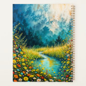 Veld bloemen Leeuw Leeuwin weide decor Planner (Achterkant)