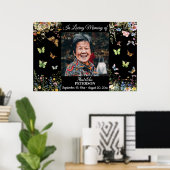 Veld bloemen Vlinders Feest Des Levens  Poster (Thuiskantoor)