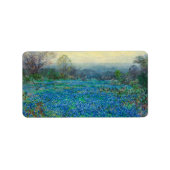 Veld Bluebonnets, 1918-1920, door Julian Onderdon Etiket (Voorkant)