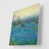 Veld Bluebonnets, 1918-1920, door Julian Onderdon Vierkante Klok (Hoek)