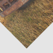  veld Boerderij rode vrachtwagen Tissuepapier (Detail)