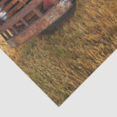  veld Boerderij rode vrachtwagen Tissuepapier (Detail)