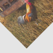  veld Boerderij rode vrachtwagen Tissuepapier (Detail)