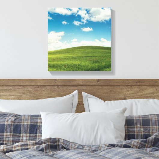 Veld canvas afdruk (Insitu (Slaapkamer))