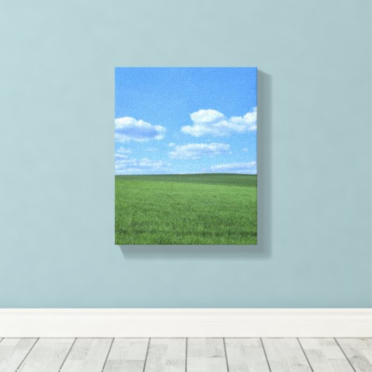 Veld Canvas Afdruk (Insitu (Houten vloer))
