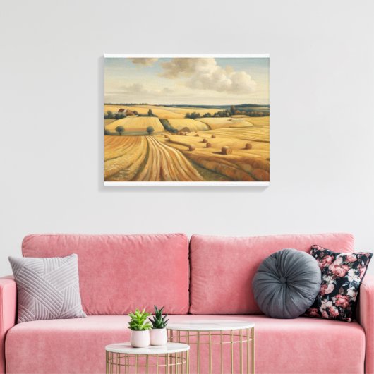 Veld Canvas Afdruk (Insitu (Woonkamer))