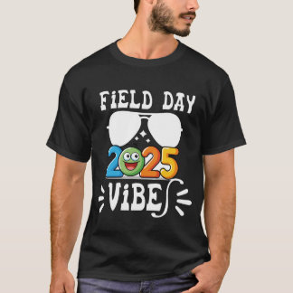 Veld Dag 2025 Grappige Veld Dag Vibes Leraar Jonge T-shirt