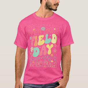 Veld Dag Blau Span Kleur Oorlog Kamp Team Spel Com T-shirt