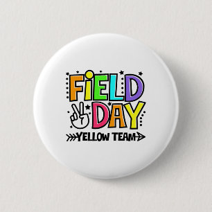 Veld Dag Gele Team Grappig Voor Leraar Kinderen Ve Ronde Button 5,7 Cm