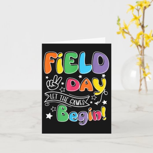 Veld dag voor leraar en leerling Laat de spelen be Kaart (Gele Bloem)