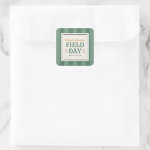 Veld Dag Vrijgezellenfeest Vierkante Sticker