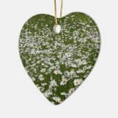 Veld Daisies Alaskan Wildflower Keramisch Ornament (Links)