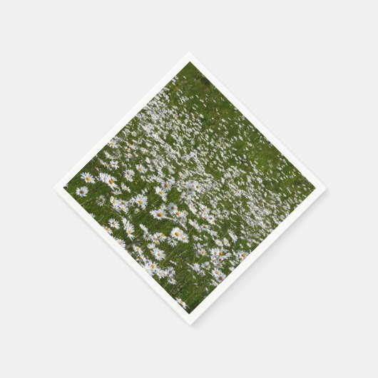 Veld Daisies Alaskan Wildflower Servetten (Hoek)