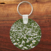 Veld Daisies Alaskan Wildflower Sleutelhanger (Achterkant)