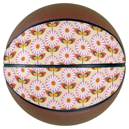 Veld Daisies roze Basketbal (Voorkant)