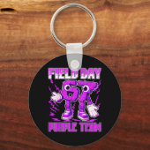 Veld Day Paars Team Grappig Zes Zeven Game Srts Sleutelhanger (Voorkant)