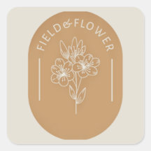 Veld en Bloem Sticker