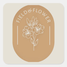 Veld en Bloem Sticker