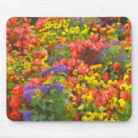 Veld Flowers Mousepad Muismat (Voorkant)