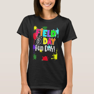 Veld Fun Dag Squad Schoolreis Vibes Jongens Meisje T-shirt