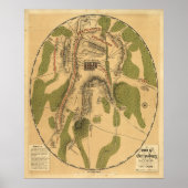 Veld Gettysburg, 1 juli, 2 en 3 juli, 1863 Poster (Voorkant)