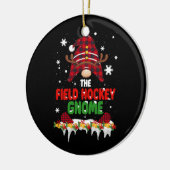 Veld Hockey Gnome Buffalo Pset Matching Family C Keramisch Ornament (Links)