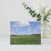 Veld in PEI-briefkaart Briefkaart (Staand voorkant)