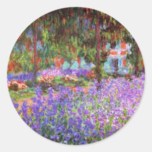 Veld Lavender Flowers, Claude Monet Stickers