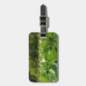 Veld Lotus Flowers Summer Garden Bagagelabel (Voorkant verticaal)