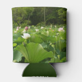 Veld Lotus Flowers Summer Garden Blikjeskoeler (Achterkant)