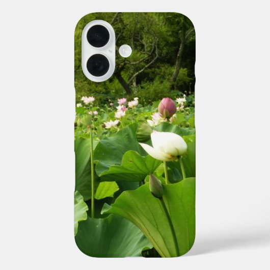 Veld Lotus Flowers Summer Garden Case-Mate iPhone Case (Achterkant)