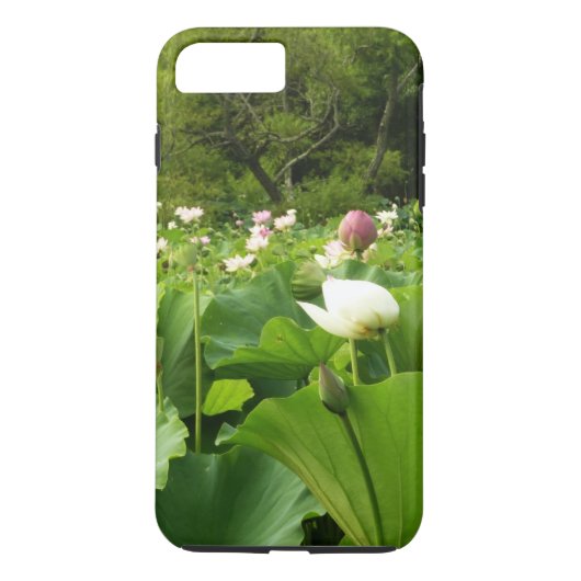 Veld Lotus Flowers Summer Garden Case-Mate iPhone Case (Achterkant)