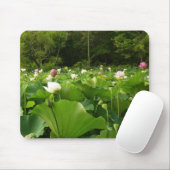 Veld Lotus Flowers Summer Garden Muismat (Met muis)