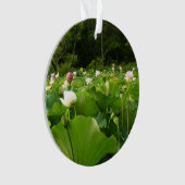 Veld Lotus Flowers Summer Garden Ornament (voorkant)